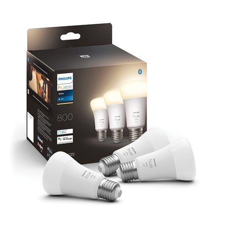 PHILIPS HUE WHITE 3 BULBS A60 E27 9W 929001821627 32988100