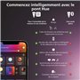 Philips Hue White and Color Ambiance Ampoule LED connectée Pack de 3, culot GU10, 350 lumens (équivalent 50W). Compatible Blueto