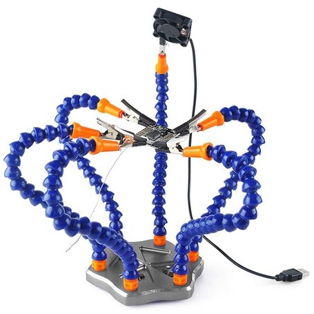 MMOBIEL Support pour Fer à souder avec Troisième main flexible