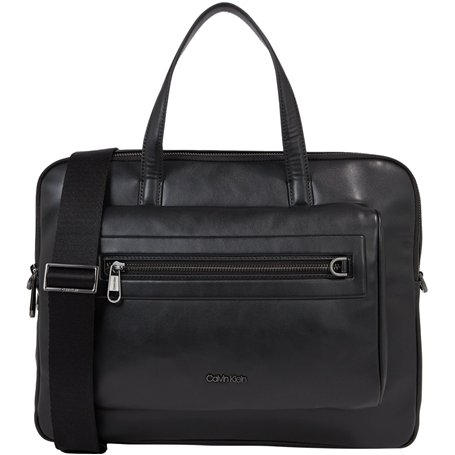 Calvin Klein Homme Sac pour Ordinateur Portable Elevated Simili Cuir