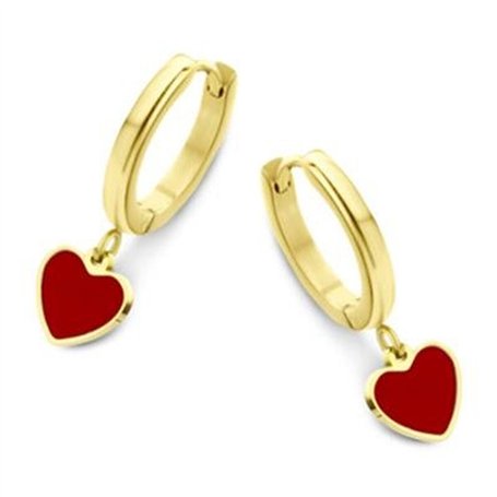 Boucles d´oreilles Femme CO88 Collection 8CE-70103 Doré Rouge