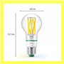 WiZ Lampe LED intelligente ultra efficace, E27, classe d'efficacité énergétique A, économe en énergie, automatisation et contrôl