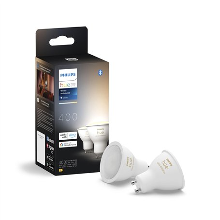 Philips Hue White Ambiance Ampoule LED connectée Pack de 2
