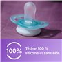 Philips Avent Sucettes Ultra Start, sucettes orthodontiques pour nouveau-nés de 0 à 2 mois, sans BPA, avec étui de stérilisation
