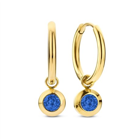 Boucles d´oreilles Femme CO88 Collection 8CE-70487 Doré Bleu