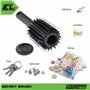 Brosse à Cheveux Ronde de Voyage Evergreen Labs Avec Coffre Fort Discret. Parfait Comme Cachette Secrete Pour L'Argent, Les Clés