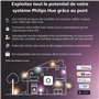 Philips Hue White and Color Ambiance Ampoule LED connectée Pack de 5, culot GU10, 400 lumens, Compatible Bluetooth. Fonctionne a