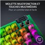 Razer BlackWidow V4 75% Phantom Green Edition - Clavier mécanique de Jeu remplaçable à Chaud (Touches tactiles, Roulette média, 