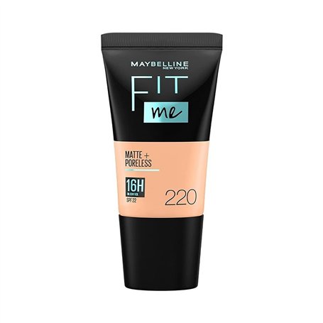 Maybelline Fit Me Fond de teint mat et sans pores SPF 22 220 18 ml
