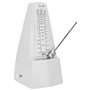 Métronome Mécanique Métronome Universel pour Piano, Guitare, Violon, Batterie et Autres Instruments Blanc