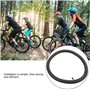 CHICIRIS Tube de Vélo de 18 Pouces, Chambres à Air de Vélo 18x1.50-1.75 Valve Schrader Remplacement des Chambres à Air en Caoutc