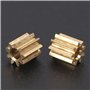 Engrenage à Pignon Aramox, 2 Pièces de Remplacement en Laiton pour Engrenage à Pignon Moteur pour Module Duplo Intelli Lok 0.4 9