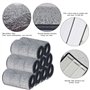 Tampons de Vadrouille,6pcs Mop Remplacement des Tampons,Tampon de Nettoyage de Tête de Balai de Ménage en Microfibre,pour Le Net