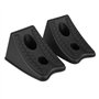 Cale de Roue de Voiture, Cales de Roue en Caoutchouc résistantes pour Le Coffre de Voitures RV Traier, Base antidérapante 2 Pack