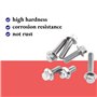 10 pièces M8x25 Boulons à Tête Hexagonale en Acier Inoxydable SS304 vis à Bride D'entraînement Hexagonale Boulons de Rondelle à