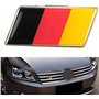 MOMOALA Jennifer Aluminium Allemand Allemagne Drapeau Badge Grille Emblème Autocollant De Voiture Décalque Décoration Universell