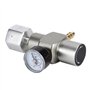 Zerodis Régulateur de gaz CO2 Régulateur de Pression 2 en 1 Soda avec Adaptateur 3 / 8in à TR21.4