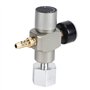 Zerodis Régulateur de gaz CO2 Régulateur de Pression 2 en 1 Soda avec Adaptateur 3 / 8in à TR21.4