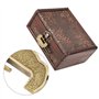 Boîte à Bijoux en Bois rétro rétro Vintage Coffre au trésor en Bois Coffre à Bijoux pour bagues Bracelets Boucles d'oreilles Col