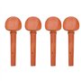 4 Pièces Jujube Bois 4/4 Cordes de Violon Piquets de Réglage Pièces Accessoire D'instrument de Remplacement pour Remplacer Votre