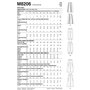McCalls M8206A5 Patron de couture Pantalon pour femme Multicolore A5