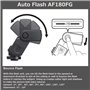 PENTAX AF180FG - Flash Compact avec Flash Automatique P-TTL, Construction résistante à la poussière et aux intempéries, égalemen