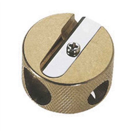 M & R rond en laiton double trou Taille-crayon