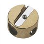 M & R rond en laiton double trou Taille-crayon