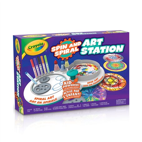 CRAYOLA Spin & Spiral Art Station