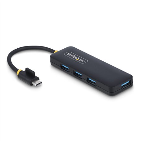 Hub USB-C 4 Ports Startech H5C4A-USB-HUB Noir