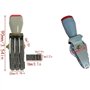 WANLIAN 3 Chiffres Numéro Roulante Timbre,Format d'impression 18 x 7 mm en caoutchouc bandes 0–9 Chiffres bureau numéroteur auto