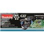Makita UM600DSMEX à Herbe/sans Fil 10, 8 V/4, 0 Ah avec 2 Batteries, avec chargeur