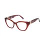 Nina Ricci Eyeglass Frame Vnr371v Shiny Trasnp.Red 52/16/140 Femme Prescription Eyewear
