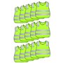 AIEOE Lot de 15 Pièces Gilet de Sécurité Enfant Fille Garçon Veste Haute Visibilité Sans Manches Élève Adolescent Gilet Réfléchi