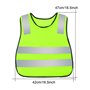 AIEOE Lot de 15 Pièces Gilet de Sécurité Enfant Fille Garçon Veste Haute Visibilité Sans Manches Élève Adolescent Gilet Réfléchi