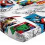 Jay Franco Marvel Comics Avengers 100% Coton Ensemble Lit Simple 3 Pièces – Collection Superhéros Comprend Housse de Couette, Dr