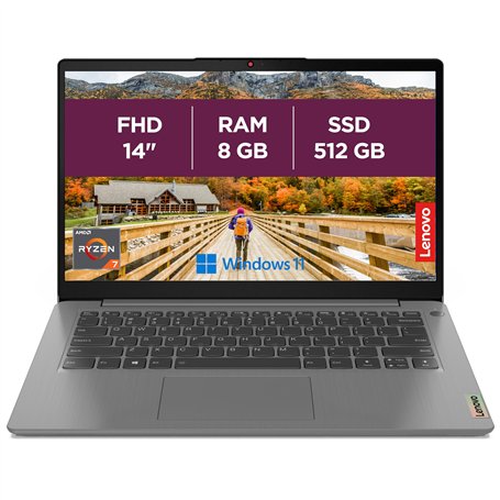 Lenovo IdeaPad 3 14ALC6 - Ordinateur Portable 14’’ FHD (AMD Ryzen 7 5700U