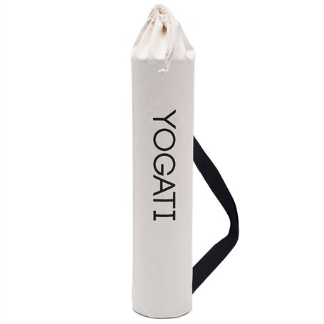 YOGATI Sac de Transport en Coton pour Tapis de Yoga et de Sport Avec Sangle Réglable - Pour Hommes et Femmes
