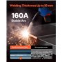 Machine de Soudage Synergique Soudeuse Portable Multi-processus MIG sans Gaz au Gaz MMA Lift TI