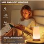 HOOMOOZ Lampe de Chevet Veilleuse LED Tactile avec 13 Couleurs RGB, Lampe de Nuit avec 3 Modes d'Éclairage, Veilleuse Allaitemen