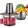 Hachoir Électrique avec 2 Grands Bols (3L+3L)