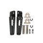 TCMT Noir Piquets de pied arrière pour moto Footpeg Repose-pieds support Ensemble pour Suzuki V-Strom GSXR 750 2006-2014