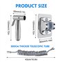 Douchette Toilette WC en Acier Inoxydable 304 Pulvérisateur de Bidet avec Tuyau de 3 M