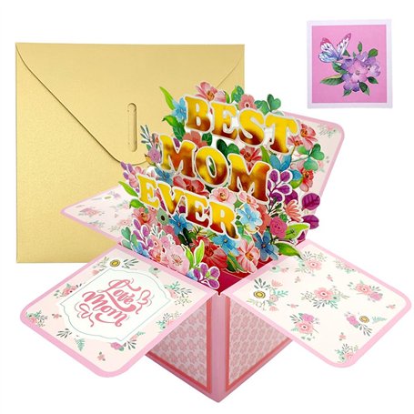 Carte pop-up pour la fête des mères