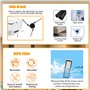Accessoires de Rechange Compatibles avec Xiaomi X20+ Robot Aspirateur, Pièces de Rechange 1 Brosse Principale 4 Chiffons 4 Filtr