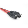 WMYCONGCONG Lot de 5 Séparateur SAE Y 30 cm 18 AWG 1 à 2 connecteurs SAE Déconnexion rapide Câble d'extension de chargement de l