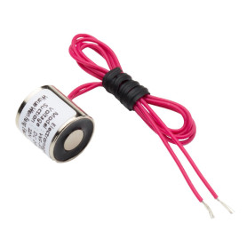 sourcing map Électrique Électroaimant Solénoïde ML(No magnétique ON; magnétique OFF)24V DC 10N