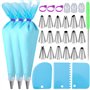 Kit de décoration de gâteaux avec 3 poches à douille réutilisables