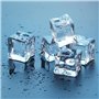 TonJin 35PCS Glaçons Artificiels Glaçon carré en Acrylique Imitation Cristal Clair pour Accessoires de Photographie