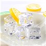 TonJin 35PCS Glaçons Artificiels Glaçon carré en Acrylique Imitation Cristal Clair pour Accessoires de Photographie